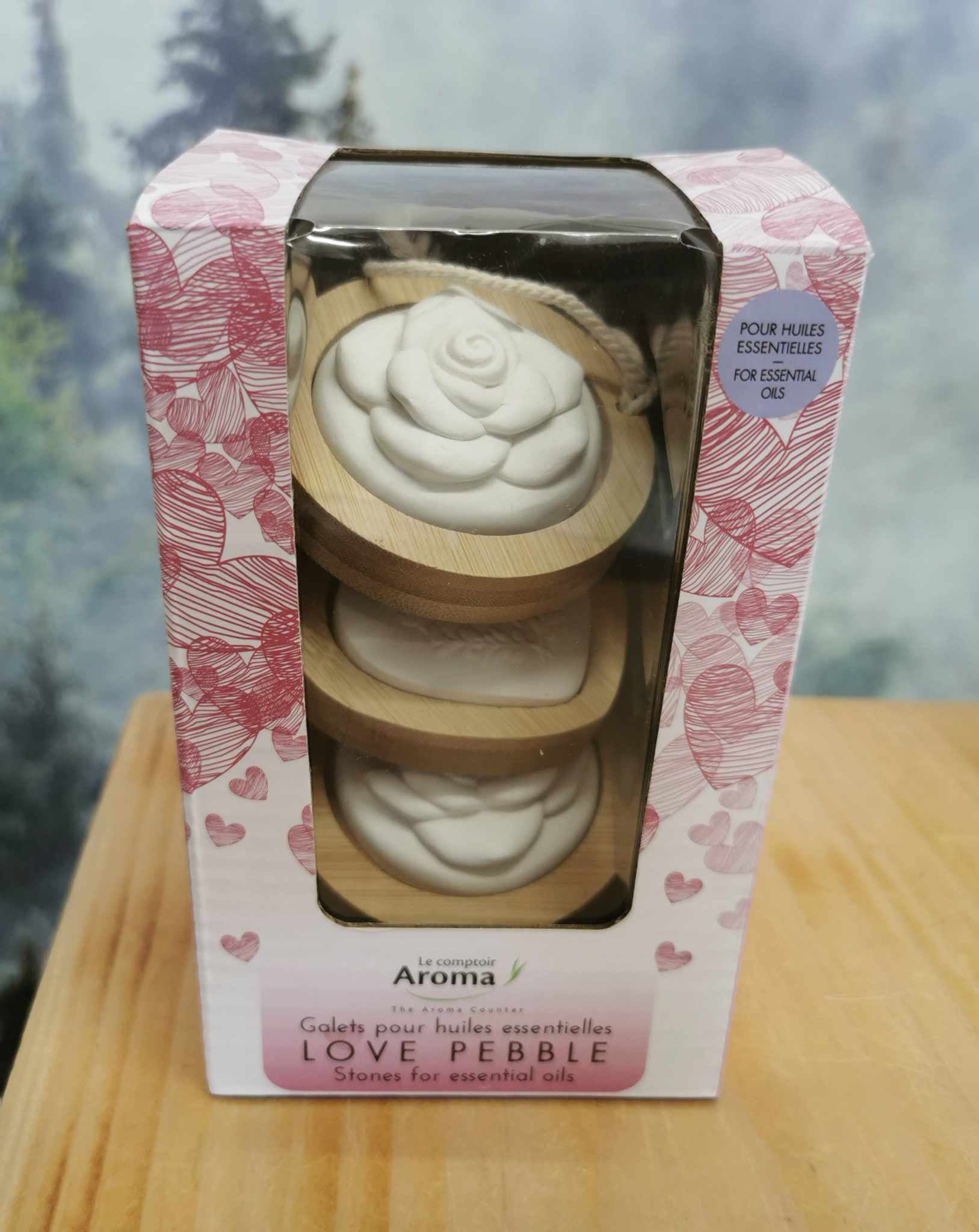 Galets de diffusion d'huiles essentielles (Love Pebbles) - Comptoir Aroma